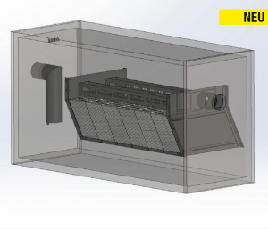 Lamellenschrägklärer als Rechteckbehälter