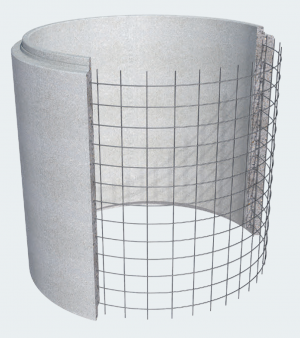 Stahlbetonschachtrohre mit Muffe