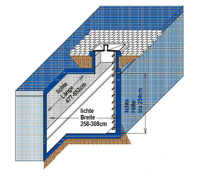 XXL-Stahlbeton-Rechteckbehälter