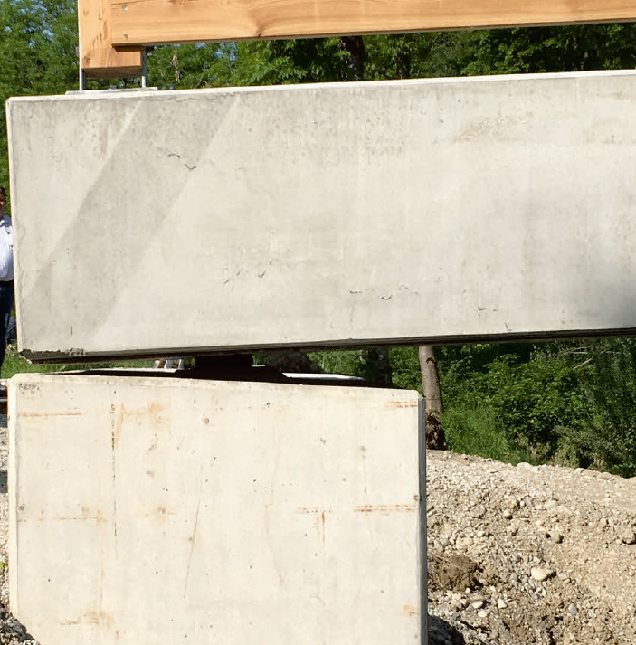 Geh- und Radwegbrücke über den Hainerbach in Bruckmühl